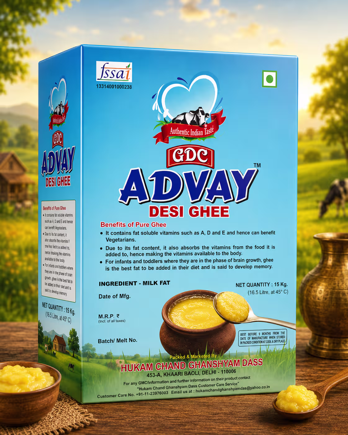 Advay 15KG Desi Ghee Cow